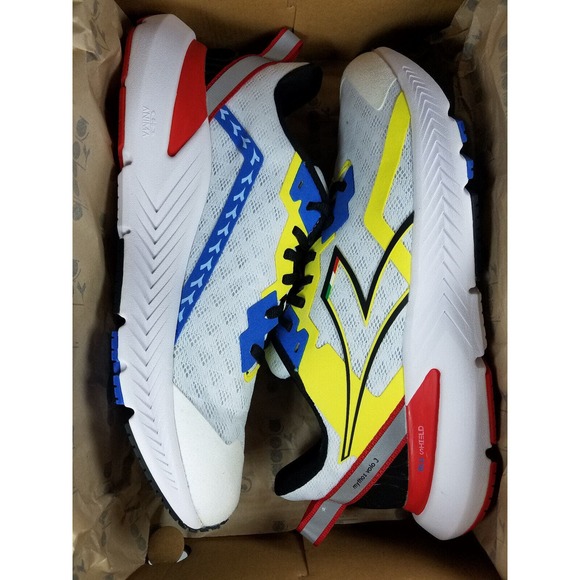 Diadora Men\'s Mythos Blushield Volo 3 White/Black/Yellow Fluo main image 5